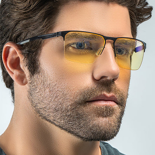 Gunnar Echo Onyx (Amber Lens Tint)  